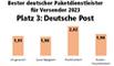 Bester Paketdienstleister 2023 - Deutsche Post