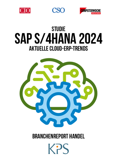 Titel von Branchenreport Handel: SAP S/4HANA Umstellung und aktuelle Cloud-ERP-Trends 2024