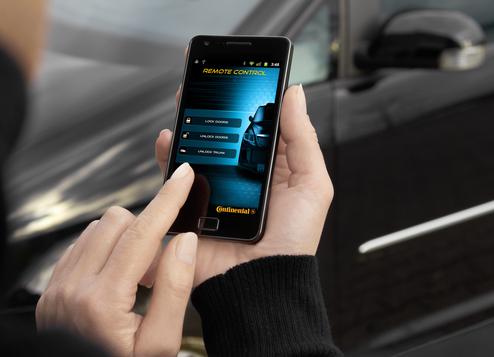 Der Autoschlssel im Smartphone macht Carsharing nutzerfreundlich (Bild: continetal)