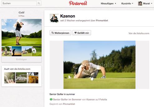 Der Nutzer denkt leider nicht halb so oft 'Kaufen-kaufen-kaufen!' wie sich das Advertiser wnschen. Nicht mal, wenn er schne Bilder bei Pinterest sieht. (Bild: Pinterest/Fotolia)