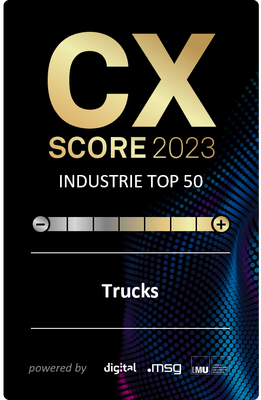 Customer Experience (CX)-Score 2023 / Trucks