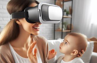 Die sozialen Folgen eines mglichen VR-Brillen-Booms sind noch unklar. (Bing Image Creator)