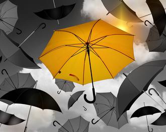 Banker sind die Menschen, die Dir bei Sonnenscheim einen Schirm verleihen, den sie bei Regen wieder zurck haben wollen: Das machen zumindest inzwischen digital. (Gerd Altmann / Pixabay)