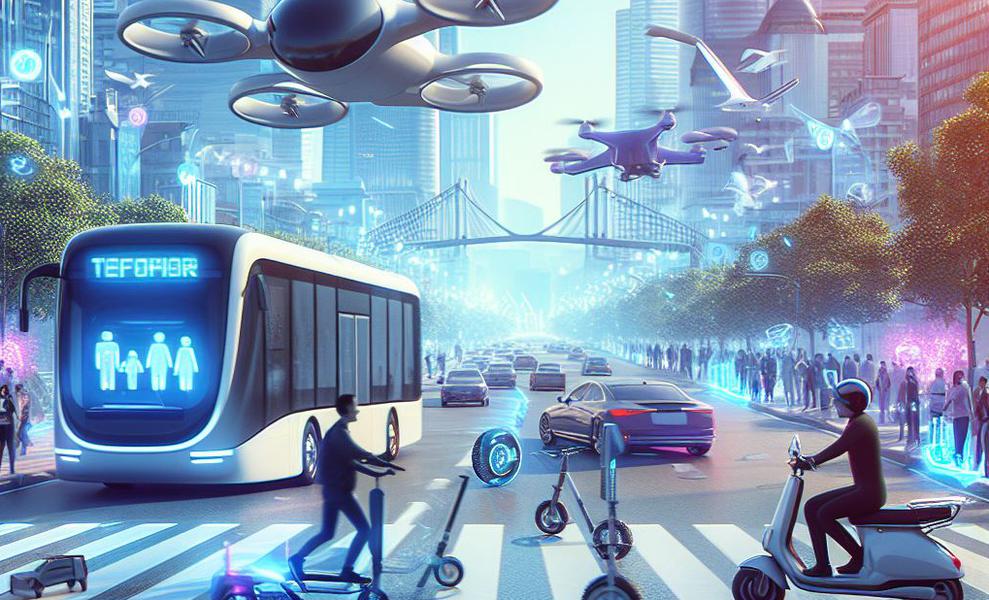 So sieht die KI unsere Stdte im Jahr 2040: insgesamt weder beruhigend noch zu erwarten. (Bild: Bing Image Creator)