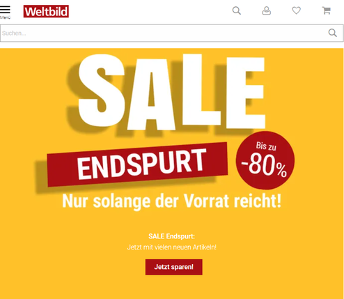 Es wurde kein Investor gefunden wegen zu hoher IT- und Marketingkosten (Bild: Weltbild)