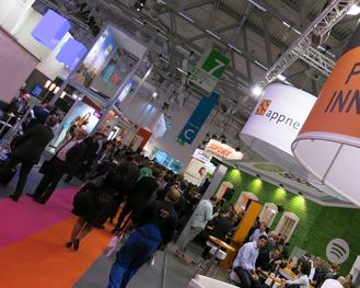 Auf der Dmexco informiert Actindo ber eine neue ERP-Lsung (Verena Grndel)