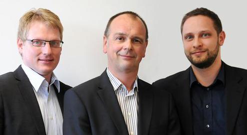 Henrik Salzgeber, Thomas Striegl und Martin Milz (Bild: Mission-one)