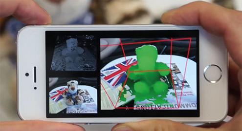 Mit MobilFusion will Microsoft jedes Smartphone in einen 3D-Scanner verwandeln (Bild: research.microsoft.com)