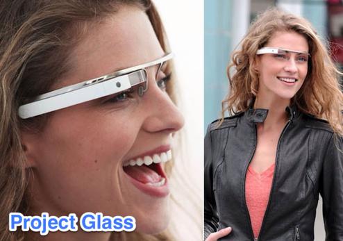 Intelligente Blicksteuerung ist das ideale User Interface fr die Smartphone-Brille (Bild: Google Glass)
