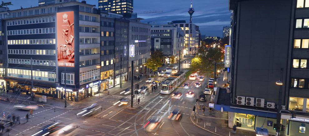 Auenwerbung von Strer in Dsseldorf (Bild: Strer)