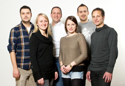 Alexander Ewald, Stina Emmerich, Mathias Zappey, Marle Janen, Moritz Gause, Frank Schaffeld (Bild: Mediaman)