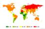  Infektionsrisiko weltweit, Stand 2014