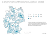 Preview von Deutschlandkarte - Wo sich KI-Startups ansiedeln