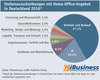 Preview von Stellenausschreibungen mit Home-Office-Angebot  in Deutschland 2016
