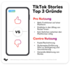 Preview von Die Top 3 Grnde fr und wider TikTok-Stories