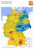 Preview von Deutschlandkarte - lokale Verteilung des Onlinepotenzials von Lebensmitteln