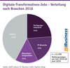 Preview von Digitale-Transformations-Jobs - Verteilung nach Branchen 2018